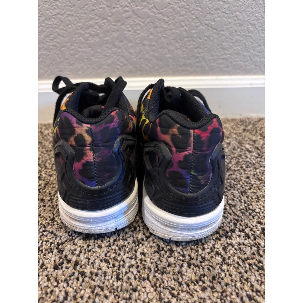 Adidas Originals ZX Flux Torison W Rainbow Cheetah Women's Shoes - Picture 4 of 6